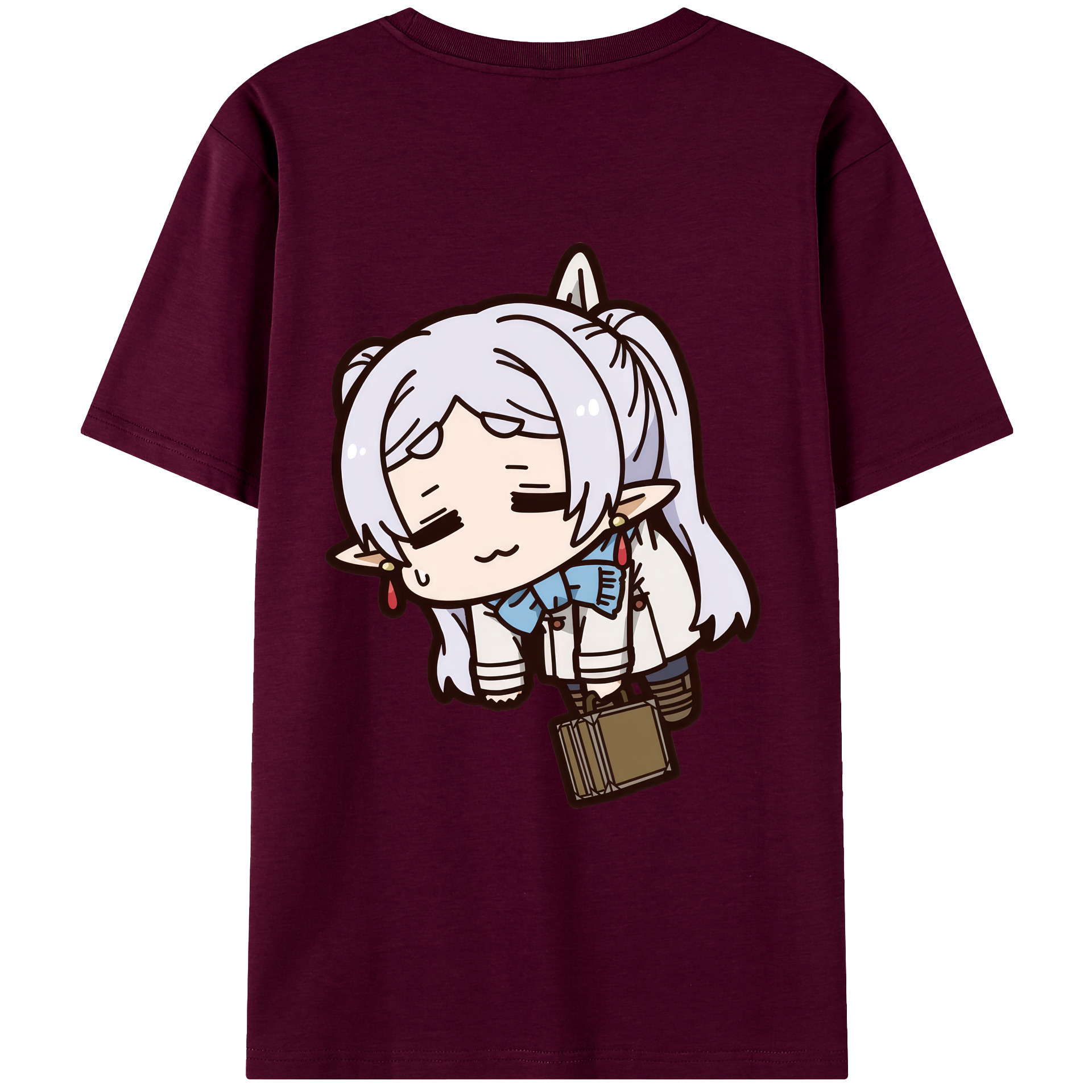 （画像用） 葬送のフリーレン Frieren レディース半袖Tシャツ(バックプリント)